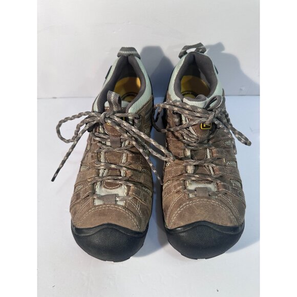 Keen Flint Steel Toe Womens Brown/Gray Hiking Shoes Size 7.5 Outdoor Adventure F - Picture 6 of 11